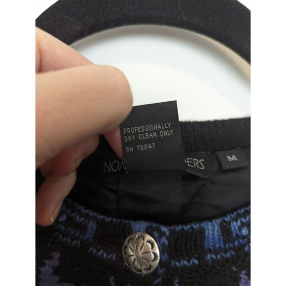 Nomadic Trading Cardigan Womens Purple Lambswool Size M - Picture 8 of 10